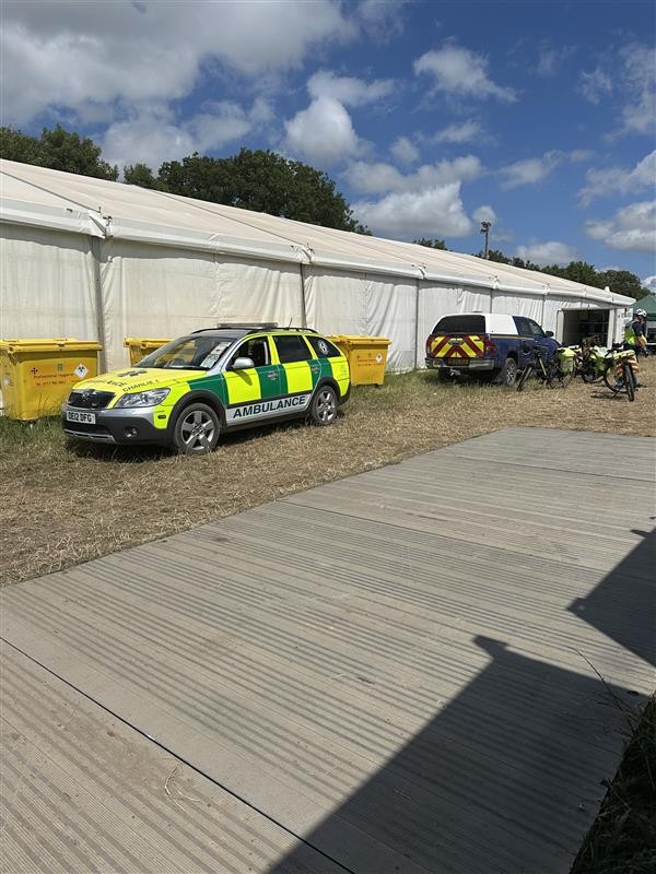 Festival medical services behind the scenes